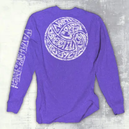 1973 Volleyball Shirt Purple Longsleeve