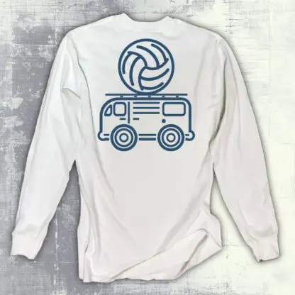 Microbus Longsleeve Volleyball Shirt White